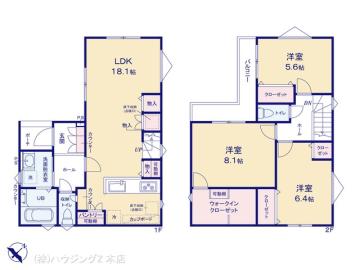 間取／図面と異なる場合は現況を優先