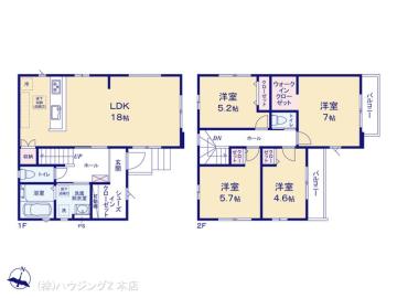 間取／図面と異なる場合は現況を優先