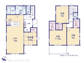 間取／図面と異なる場合は現況を優先