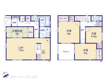 間取／図面と異なる場合は現況を優先