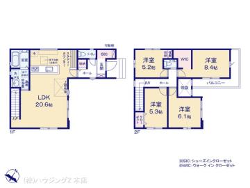 間取／図面と異なる場合は現況を優先