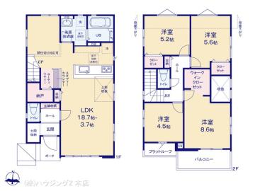 間取／図面と異なる場合は現況を優先