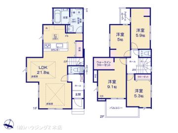 間取／図面と異なる場合は現況を優先