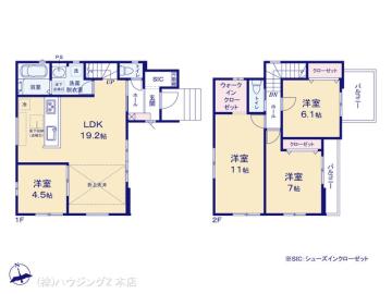 間取／図面と異なる場合は現況を優先