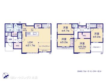 間取／図面と異なる場合は現況を優先