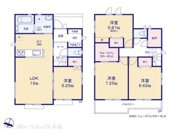 間取／図面と異なる場合は現況を優先